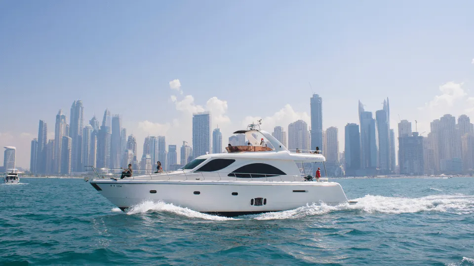 Dubai Marina Three-hour Yacht Tour with Lunch - Image 1